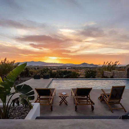 Serenity Sunset Villa, Glinado Naxos, By Naxosvibe 빌라