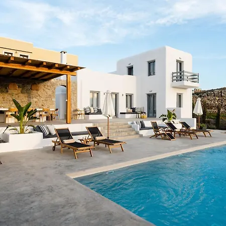 빌라 Serenity Sunset Villa, Glinado Naxos, By Naxosvibe *