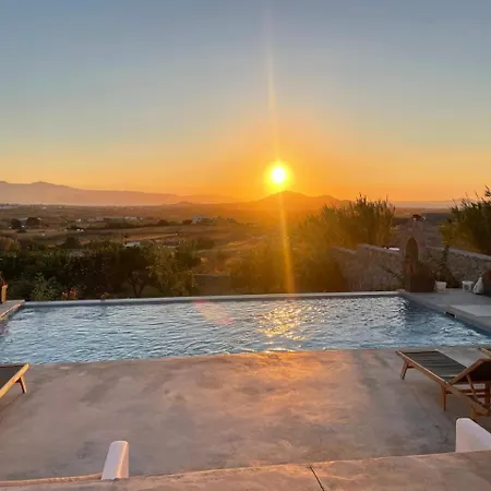 Serenity Sunset Villa, Glinado Naxos, By Naxosvibe 빌라 *