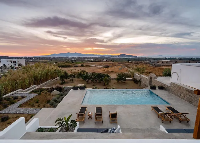 Villa Serenity Sunset Villa, Glinado Naxos, By Naxosvibe *