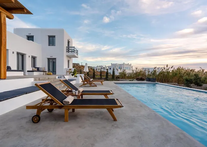 Villa Serenity Sunset Villa, Glinado Naxos, By Naxosvibe *